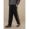 GXG冬季热卖基础休闲撞色宽松阔腿休闲裤长裤男 商品缩略图4