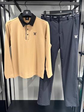 Anew家新款男士长袖polo衫来了！原厂尾单❗️继续来精品好东西，韩版男士的经典单品终于等来了！！无论是料子舒适度和剪裁走线，这件都是同柜的标准，一定要亲自感受一下它的这个面料！