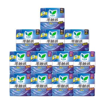 乐而雅花王零触感特薄超长安心夜用卫生巾组合12包装48片姨妈巾京东自营 商品图4