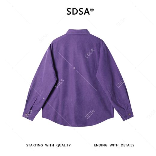 2700SDSA男士秋冬新款痞帅男装百搭休闲针织花朵设计翻领长袖衬衫时尚 商品图5