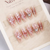 【网红爆款】ins爆款穿戴甲片高级感蝴蝶水钻美甲贴片小红书辣妹假指甲片。jc 商品缩略图3