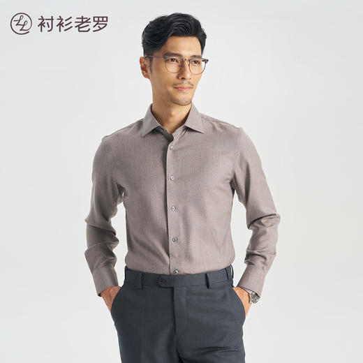 羊毛莫代尔衬衫247X0F629L[门店专款] 商品图4