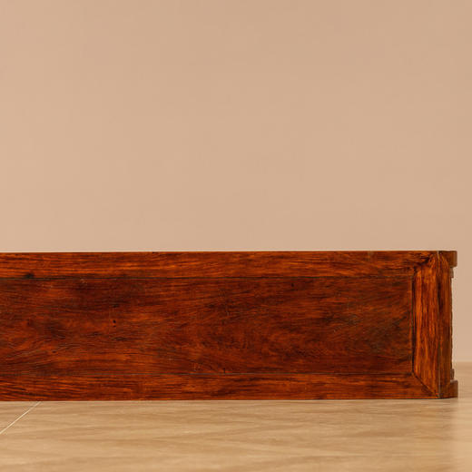 清	黄花梨卷草纹三弯腿琴几 商品图2