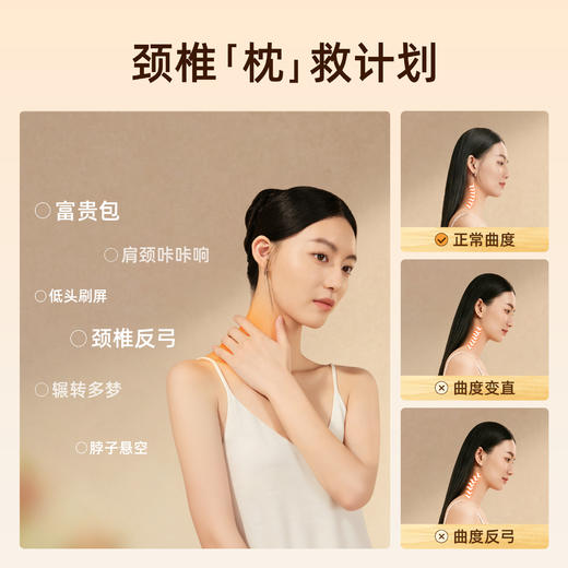 草本热灸安睡颈枕   安睡整晚  告别颈椎咔咔响 商品图1