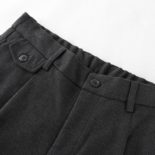 GXG男装秋季日常通勤弹力舒适简约纯色直筒商务男式休闲裤K&C 商品图8