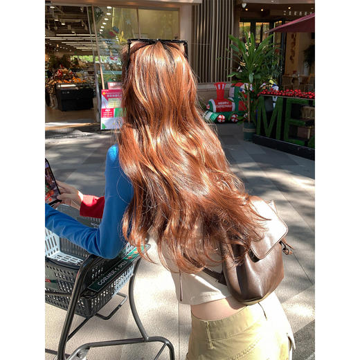 <曾小咸推荐>3.14现货秒杀 ！微信超特价！韩系涂鸦撞色长袖t恤 日常139.99 立减70 秒杀69.99！！ 商品图4