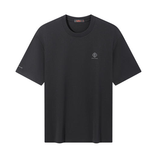 【国色系列】柒牌男装2026春夏宽松圆领多色休闲中青年短袖T恤130T71600 商品图4