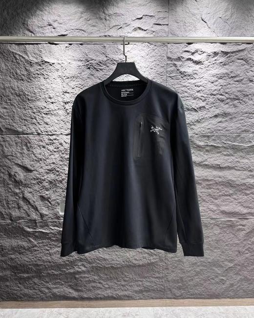 F011610秋冬新款休闲百搭加绒设计耐磨圆领卫衣 商品图2