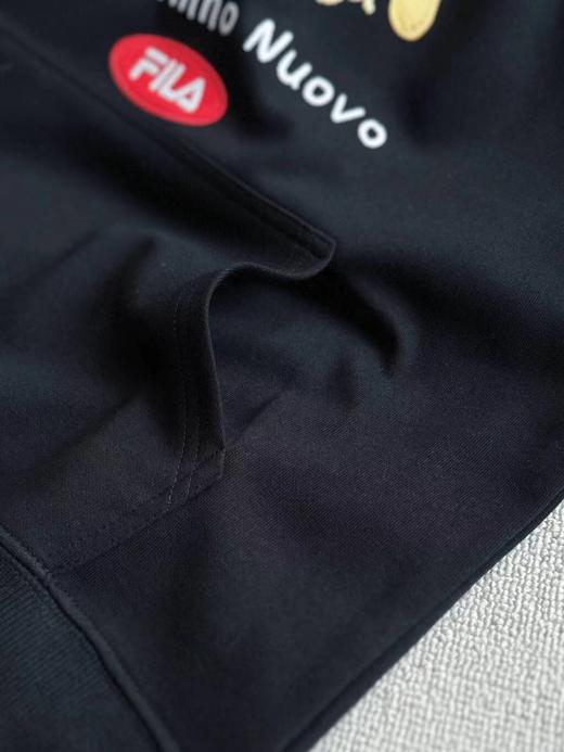 F011613男女情侣款连帽卫衣26春新年款时尚休闲宽松针织套头上衣 商品图12