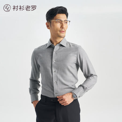 羊毛莫代尔衬衫247X0F629L[门店专款] 商品图3