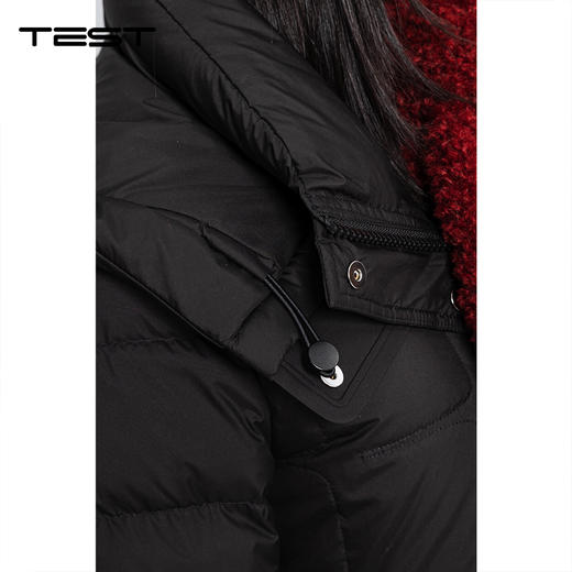 冬上新抗寒保暖神器连帽加厚宽松显瘦中长款羽绒服2254233 商品图2