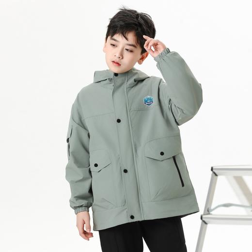 【MQD】【170】童装男女童风衣春季新款儿童户外露营大口袋防水工装风外套 商品图1