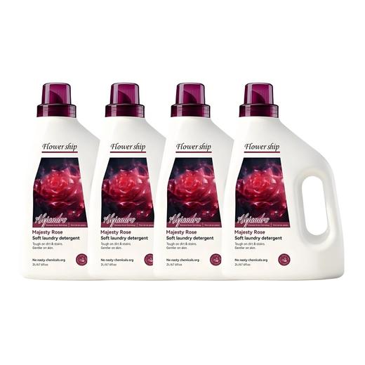 Flower ship花卉诗玫瑰陛下精油洗衣液2L*4瓶  商品图3
