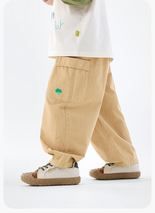 【纯棉】嘟嘟家宝宝纯棉裤子儿童长裤婴儿新款童装男童女童衣服F6AKZ041★ 商品图4