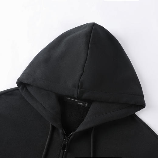 GXG男装【国风山水】春季时尚开衫外套宽松舒适男式连帽卫衣K&C 商品图3