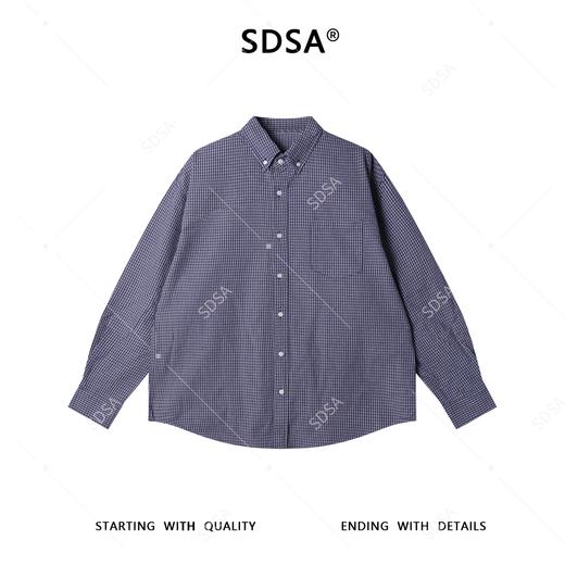 2190SDSA男士秋冬新款痞帅男装韩版简约小格子翻领长袖衬衫宽松百搭 商品图1