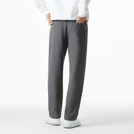 GXG男装【加厚防风】冬季松紧腰系绳运动风男式休闲直筒长裤K&C 商品图7