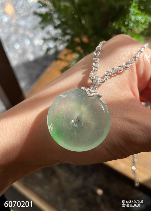 6070201，平安扣吊坠。具体价格微信咨询 商品图2