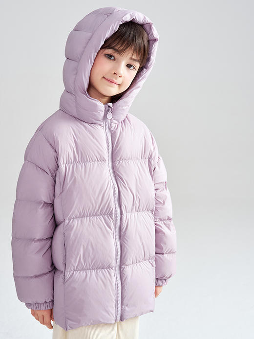 笛莎Deesha 三防90绒女童羽绒服2025年冬中大童中长款拜年服儿童羽绒服 商品图2