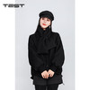 冬上新黑色宽松显瘦中长款保暖羽绒服2254227 商品缩略图0