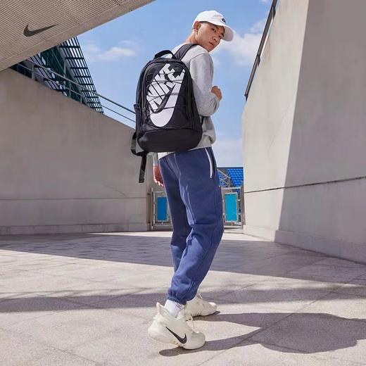 F011632轻便防水纯色大logo抽绳双肩包冬季书包 商品图2