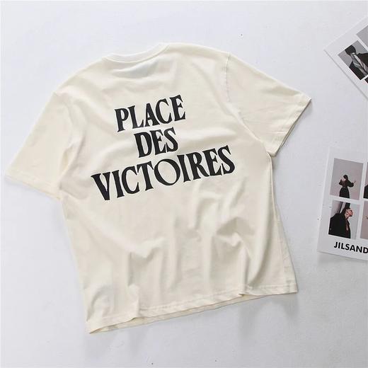 AM1情侣款字母印花短袖T恤 商品图5