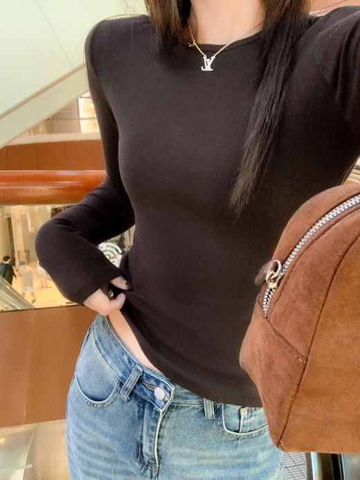 <曾小咸推荐>现货秒杀 ！微信超特价！韩系3色正肩长袖t 日常99.99 立减50 秒杀49.99！！针织开衫 秒杀89.99！！ 商品图8