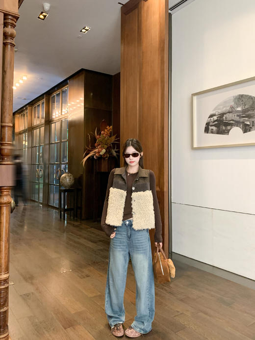 <曾小咸推荐>现货秒杀 ！微信超特价！韩系3色正肩长袖t 日常99.99 立减50 秒杀49.99！！针织开衫 秒杀89.99！！ 商品图13