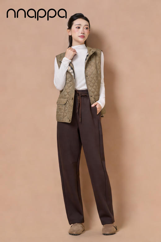 菱形格收腰女马甲CA7352 商品图3