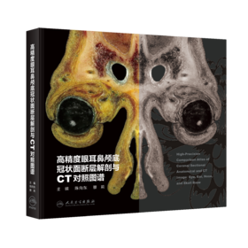 高精度眼耳鼻颅底冠状面断层解剖与CT对照图谱
