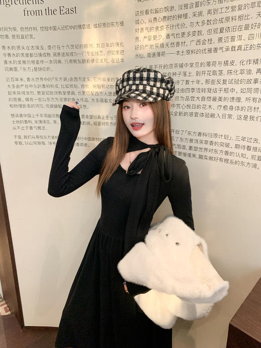 <曾小咸推荐>现货秒杀 ！微信超特价！法式绑带针织连衣裙 日常229.99 立减130 秒杀99.99！！ 商品图9