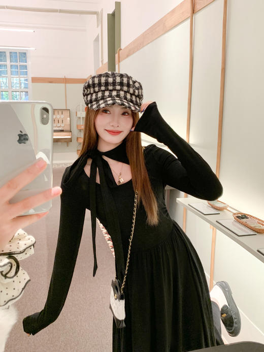 <曾小咸推荐>现货秒杀 ！微信超特价！法式绑带针织连衣裙 日常229.99 立减130 秒杀99.99！！ 商品图11