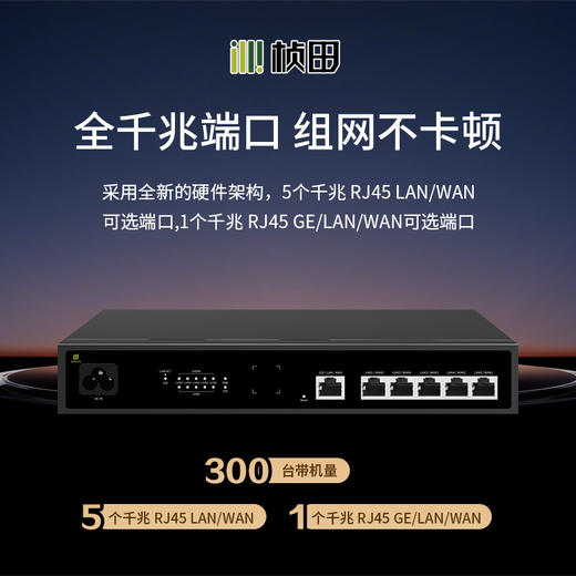 AC网关6电多WAN支持2000M 【MT7981BA】-GNT-GR806DG 商品图3