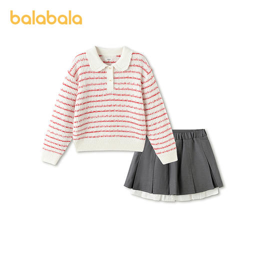 【商场同款】巴拉巴拉童装女童套装两件套小香风儿童2026新款春装 商品图4