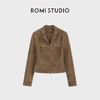 ROMI STUDIO“美式西部”进口羊反绒皮革翻领夹克式皮衣RWCASE5229 商品缩略图0