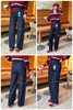 G5CK30971#大羊角弯刀牛仔直筒裤 商品缩略图0