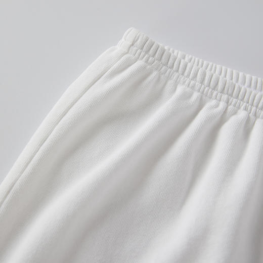 ROMI STUDIO“秋意暖白“舒适肤感棉松紧腰直筒休闲长裤RWBWX41664 商品图2