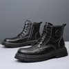 2025秋冬季新款马丁靴男真皮潮流英伦工装靴加绒保暖复古沙漠靴子 商品缩略图1