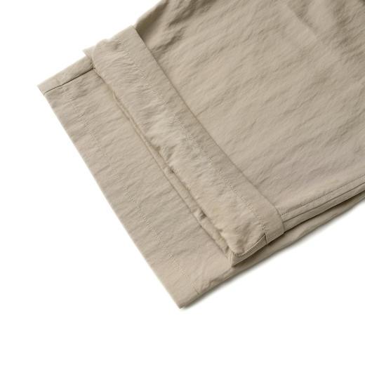 ROMI STUDIO气质休闲时尚显瘦直筒收腰杏色休闲裤421K8034 商品图4