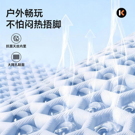 卡特兔童鞋儿童运动鞋2026年春季新品旋钮扣防滑耐磨透气溯溪鞋 商品图2