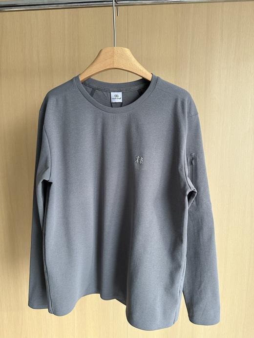 可隆户外休闲衣防晒男士热压贴合圆领长袖T恤 ye 339449 商品图4