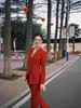 法小曼*子珍年会大红色设计感西装套装主持人演讲穿搭FYC517 商品缩略图6