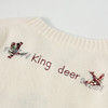KINGDEER/KD春秋百搭时尚休闲针织刺绣圆领羊绒衫L805885轻运动/花朵/休闲款鹿王 商品缩略图13