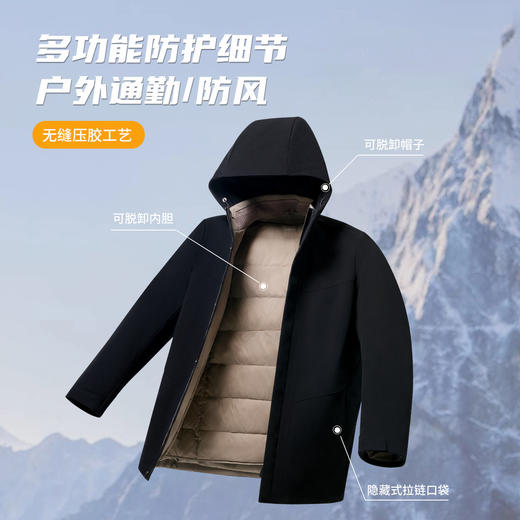 连帽行政羽绒服外套249Z0D517N[门店专款] 商品图1