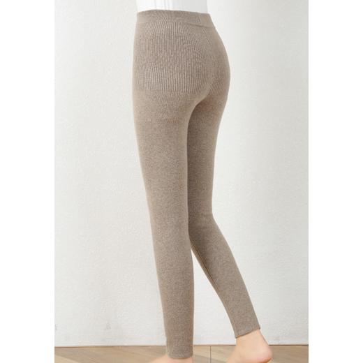 【咕咕同款】KINGDEER/KD羊绒新款女式针打底显瘦超保暖羊绒裤 约240g L804040经典基本款/气质款/100%山羊绒鹿王 商品图12