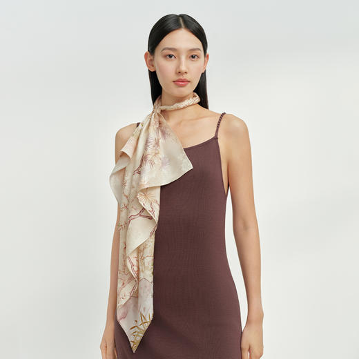 万事利双面印花中方巾-花鹊吟 商品图0