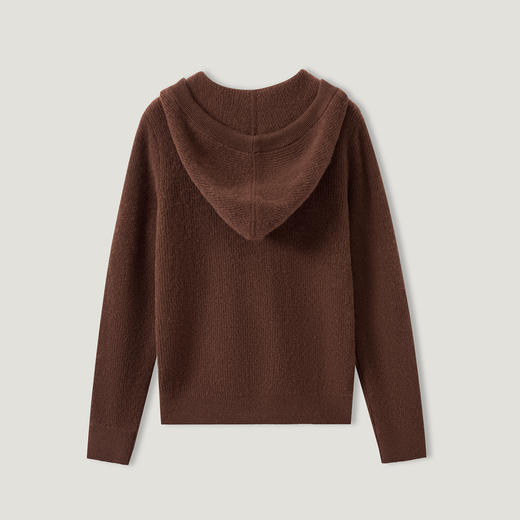 King Deer/鹿王百搭时尚长袖宽松圆领帽衫羊绒衫L805943【HZ】 商品图3