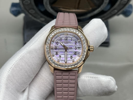 PPF factory工厂百达翡丽AQUANAUT系列机械女手雷，35.6mm毫米的表径，进口全钢（金色为电镀18k加厚的真金）采用原装进口9015机芯开发和改装的324定制版满血版一体机芯❕❕❕ 商品图10