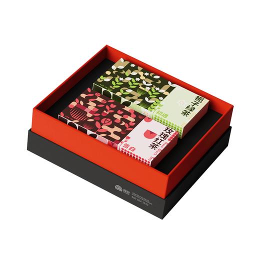 【宜昌助农馆】旭旦  原叶茶新年礼盒茶包 栀子绿茶玫瑰红茶白茶原叶茶盒装 商品图6
