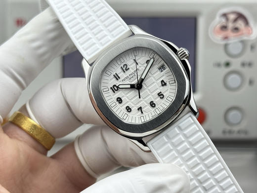 PPF factory工厂百达翡丽AQUANAUT系列机械女手雷，35.6mm毫米的表径，进口全钢（金色为电镀18k加厚的真金）采用原装进口9015机芯开发和改装的324定制版满血版一体机芯❕❕❕ 商品图1